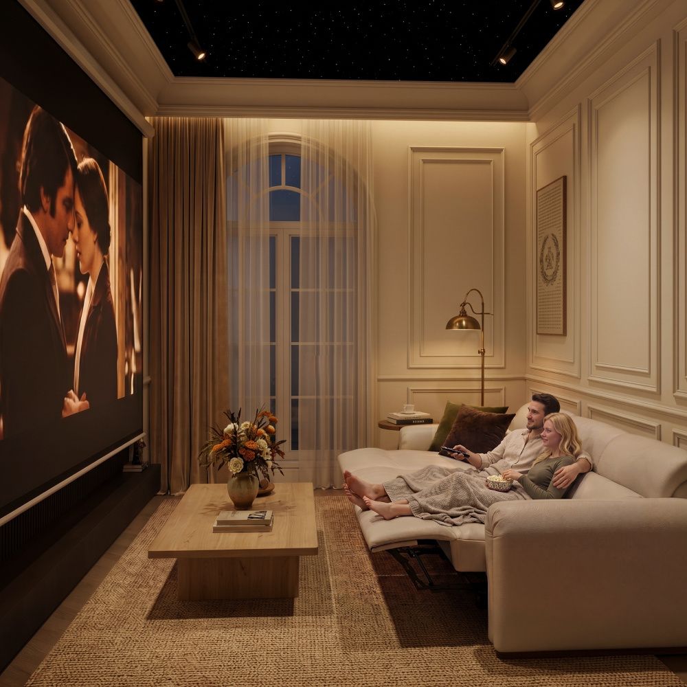 Fully Reclining Electric Home Theater Sofa