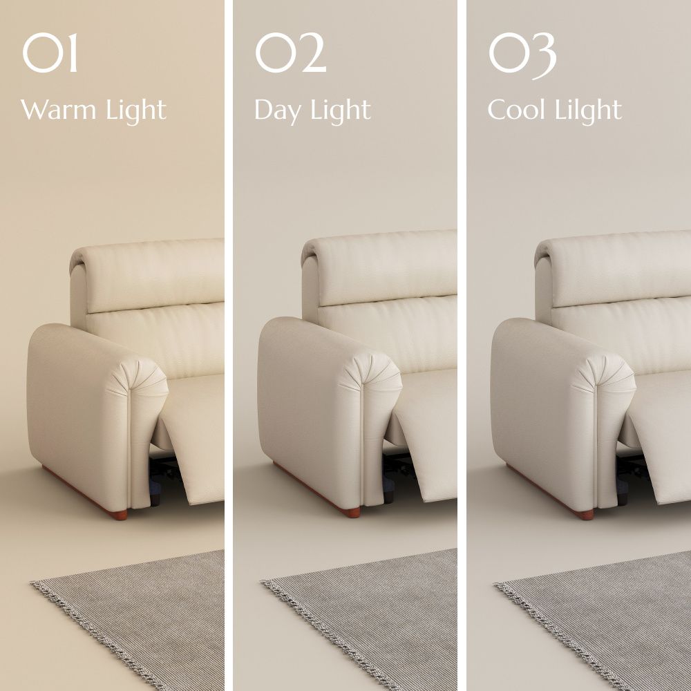 Beiage Fully Reclining Loveseat Smart Furniture