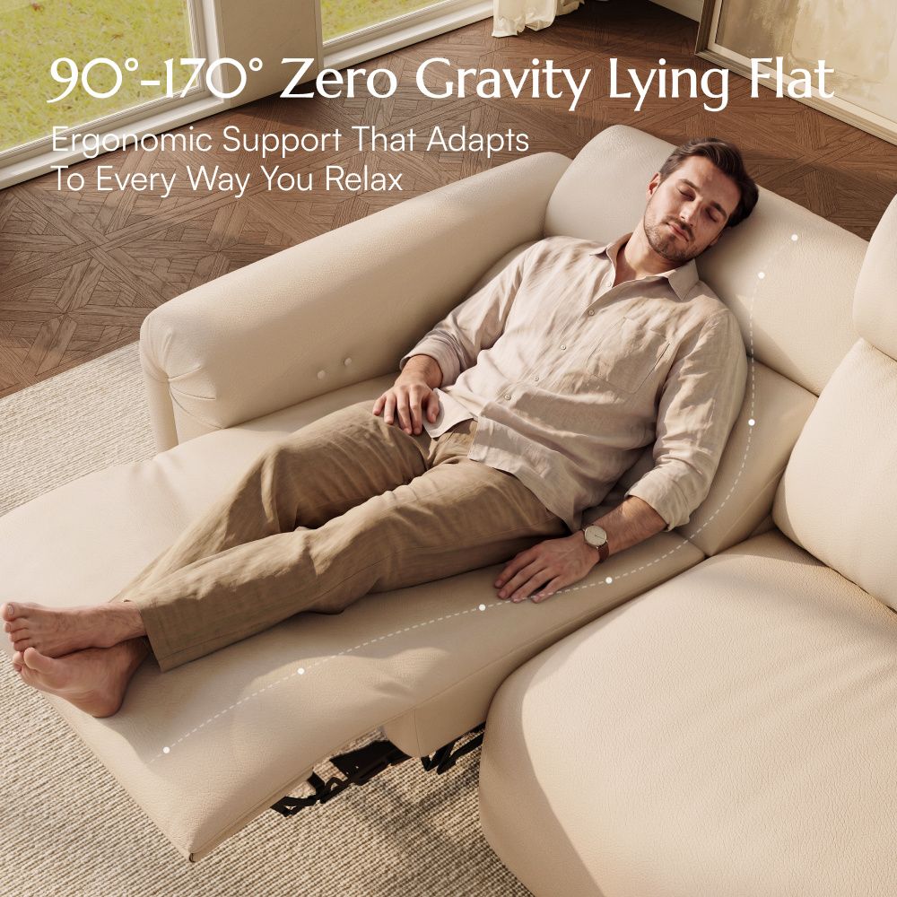 Zero Gravity Fully Reclining Electric Sofa