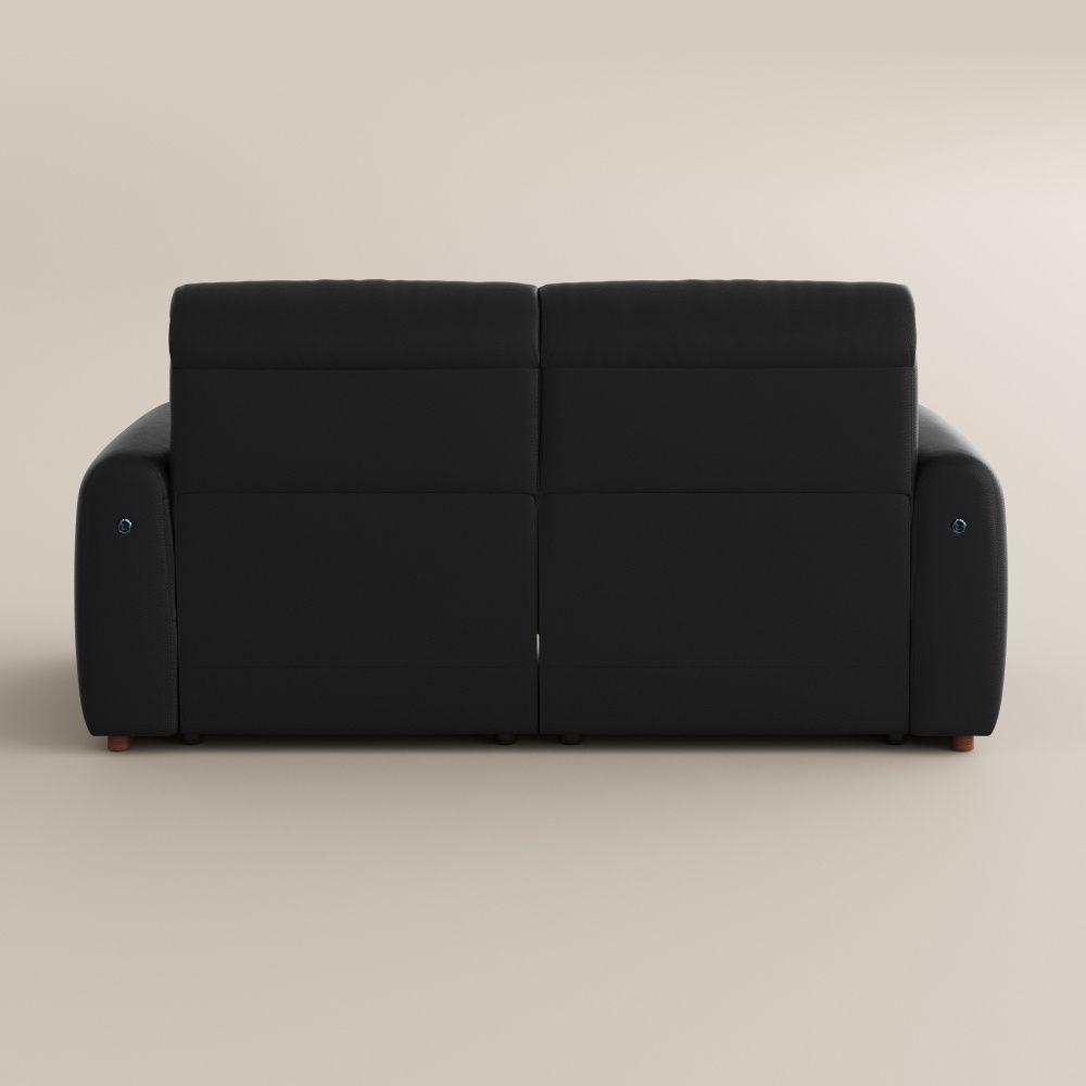 Black Fully Reclining Loveseat Smart Furniture