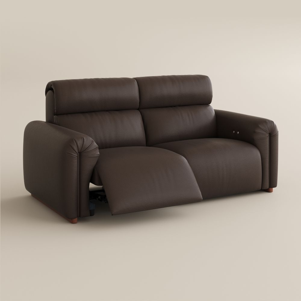 Brown Fully Reclining Loveseat Smart Furniture