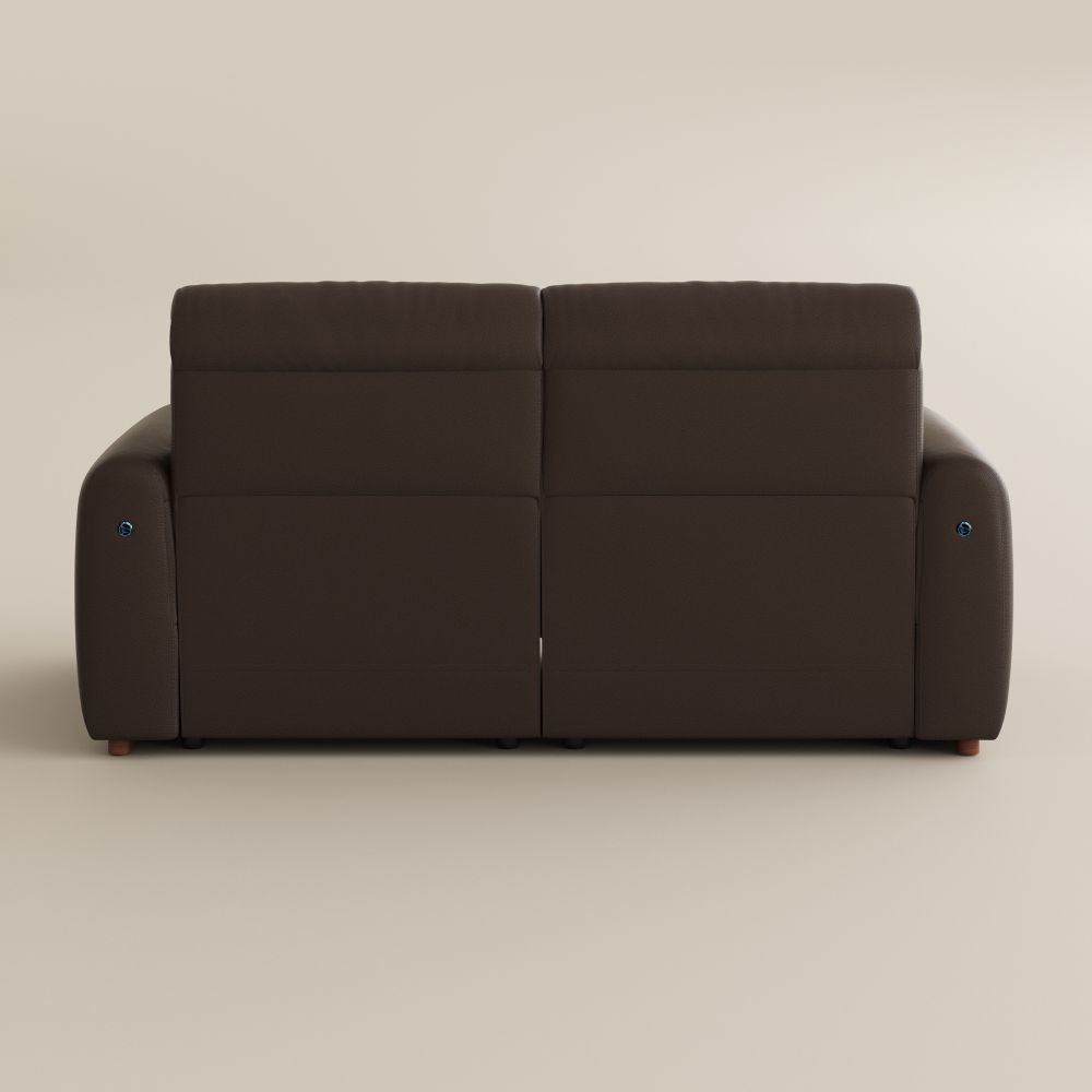 Brown Fully Reclining Loveseat Smart Furniture