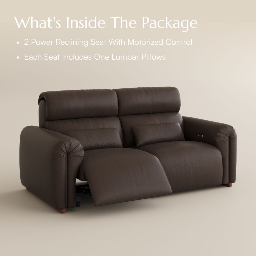Brown Fully Reclining Loveseat Smart Furniture