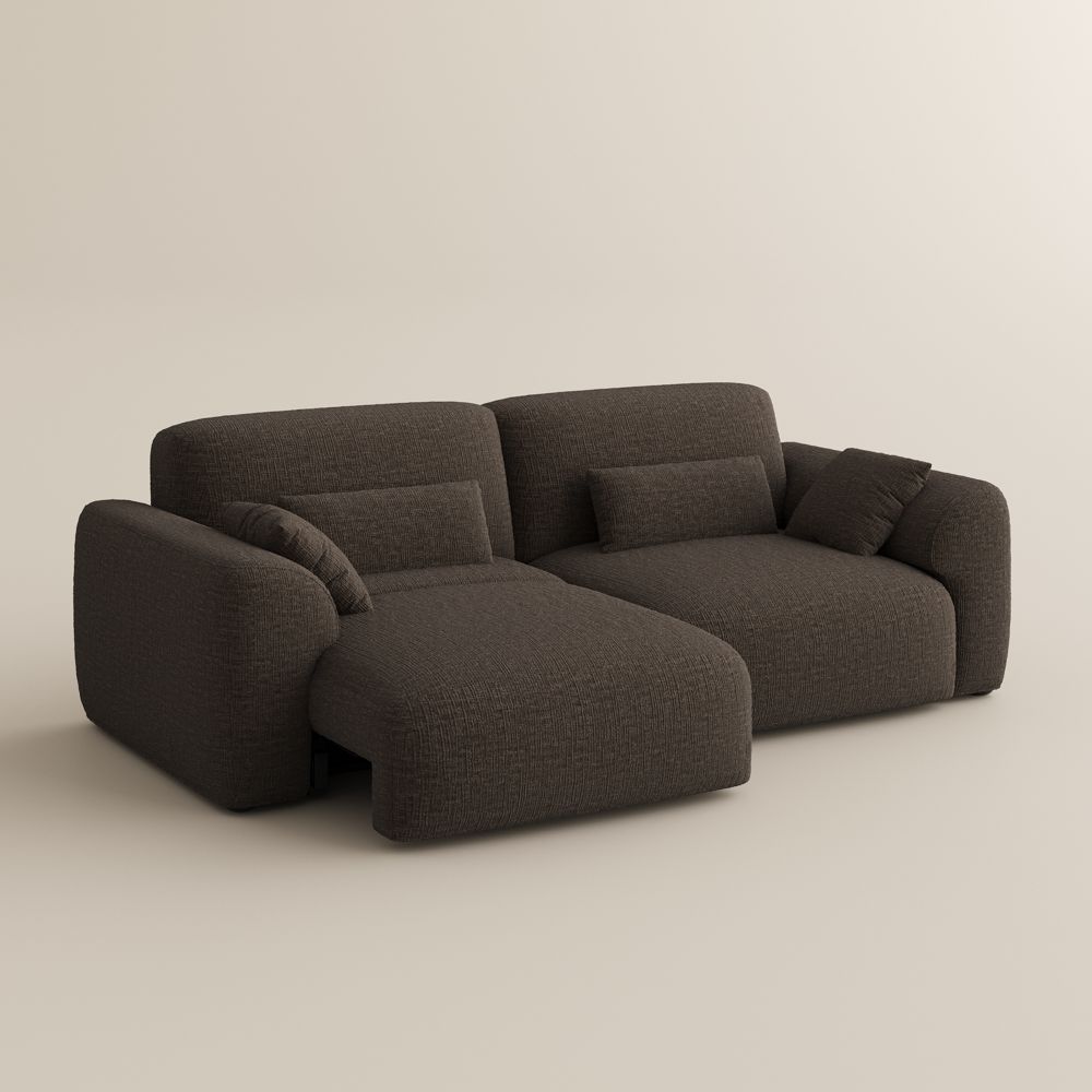 Aurora Dark Gray Chenille Fabric Power Reclining Sofas