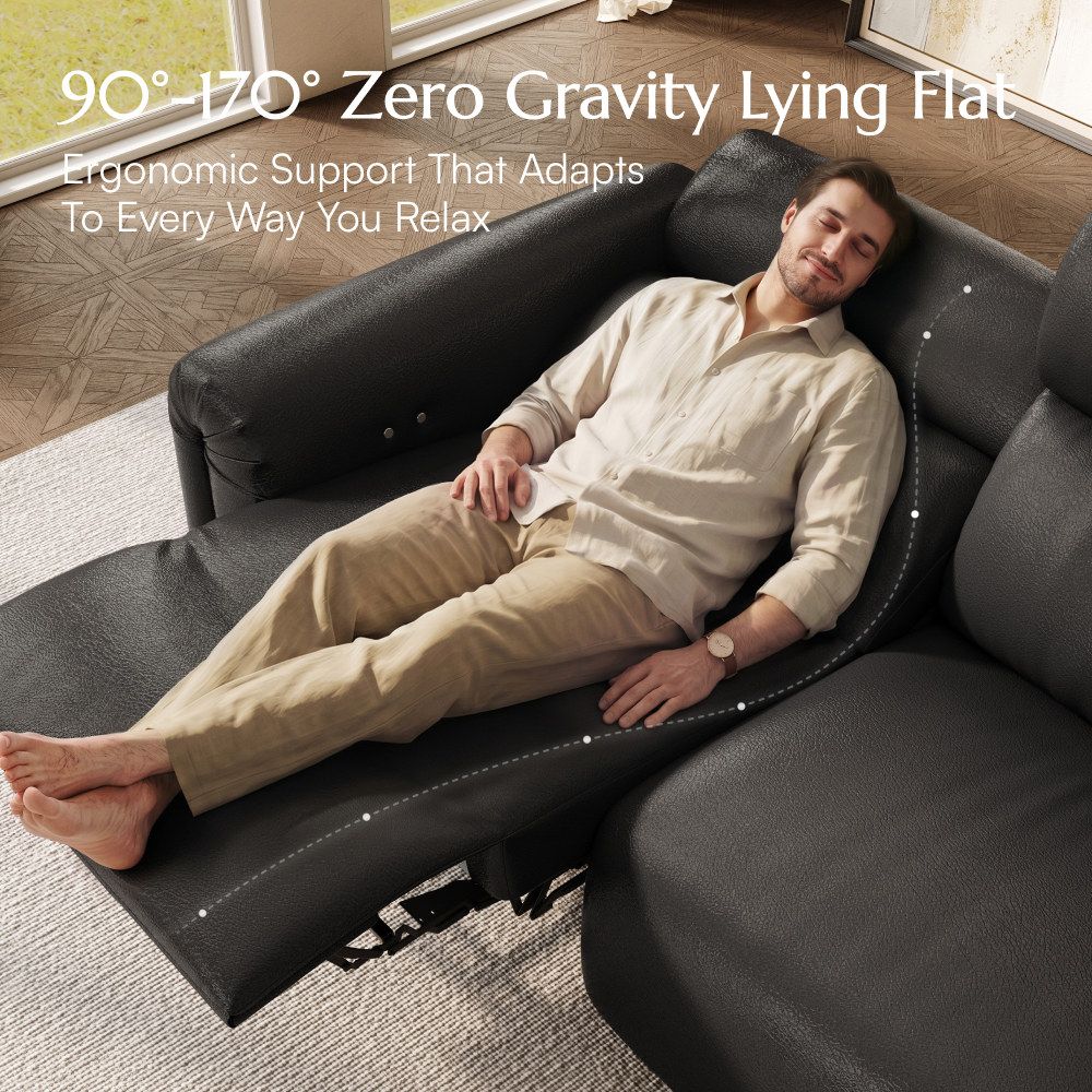 Zero Gravity Fully Reclining Electric Sofa
