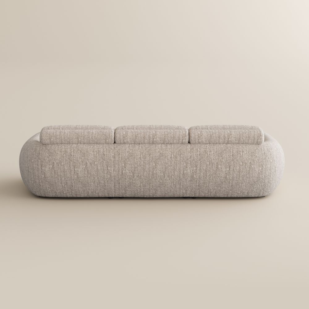 Office Beige Tweed Chenille Power Reclining Sofas