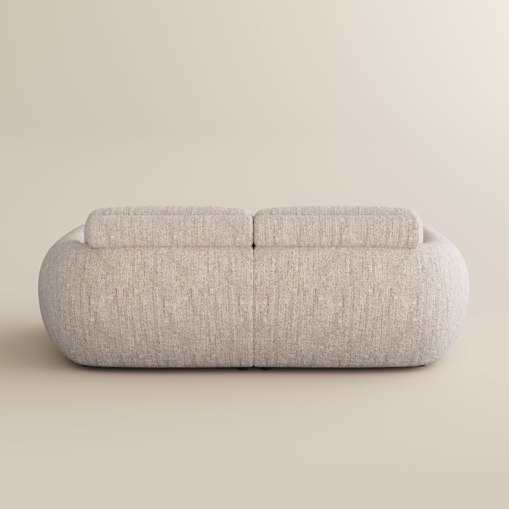 Casual Beige Tweed Chenille Power Reclining Sofas