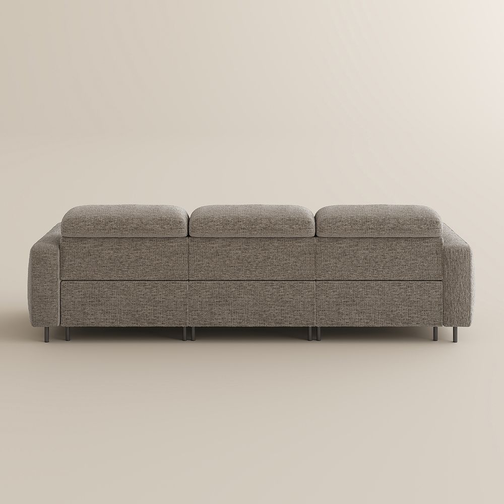 Soft Khaki Chenille Fabric Smart Furniture