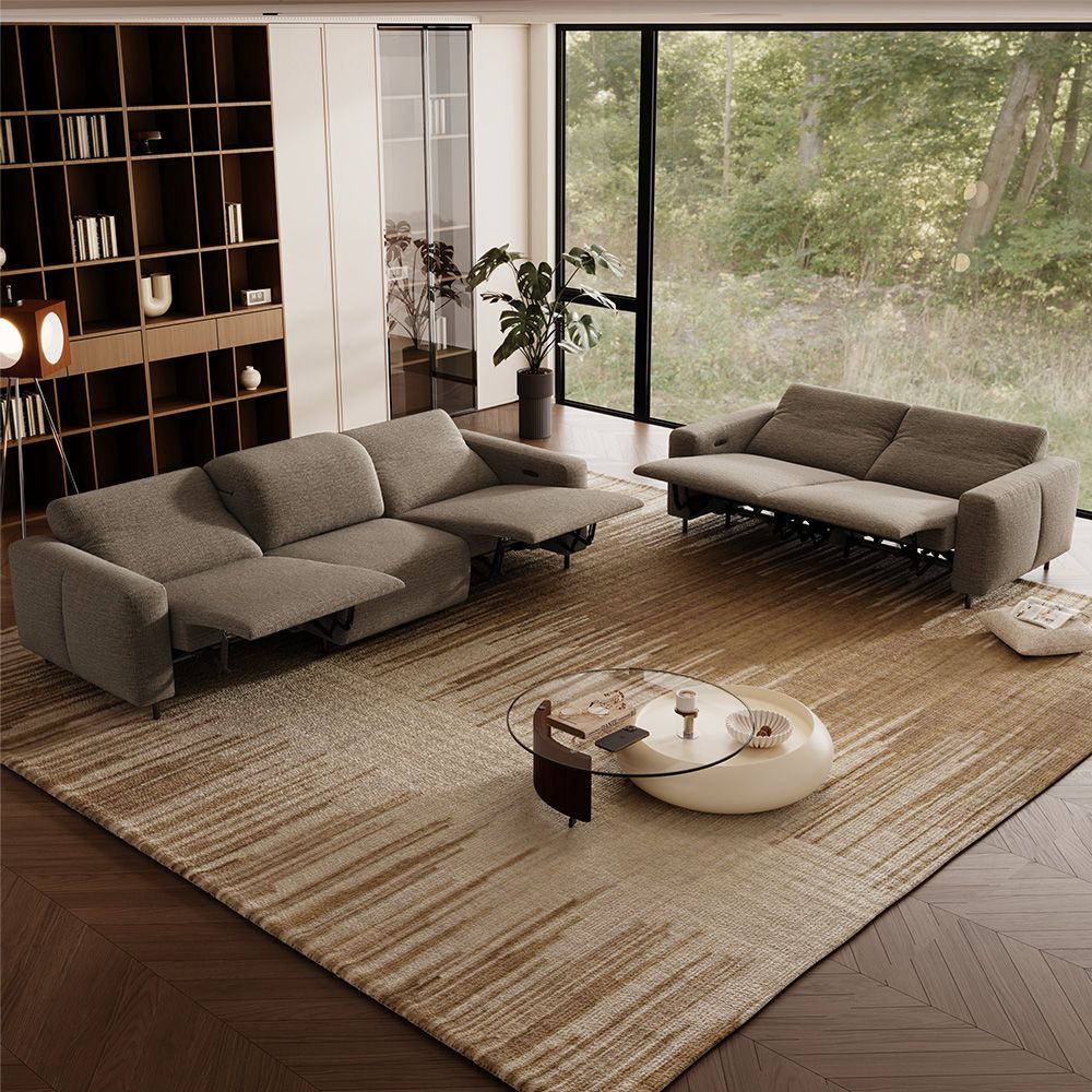 Chenille Khaki Chenille Fabric Smart Furniture