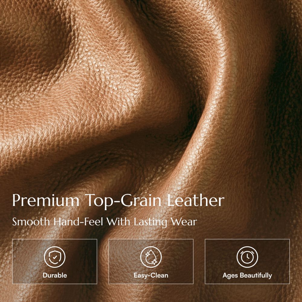 Rotate Brown Top-Grain Leather Recliners