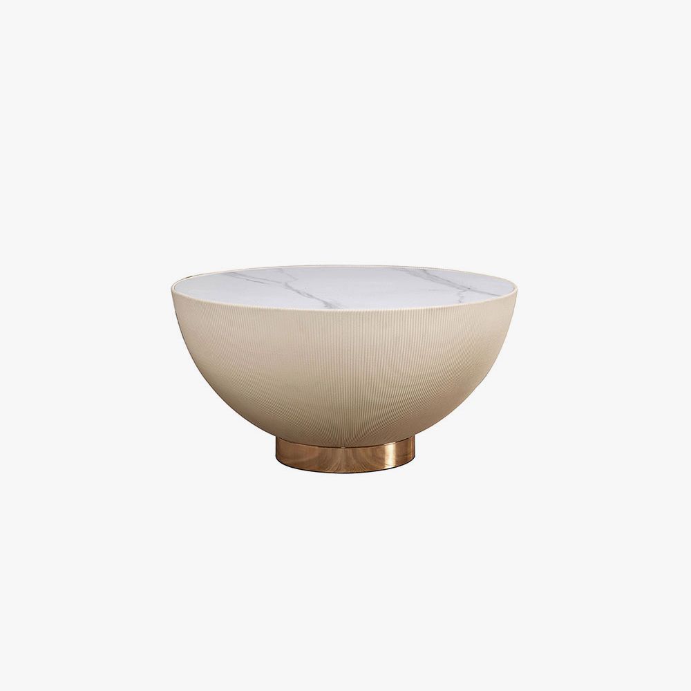 Beige Sinterstein Couchtische 