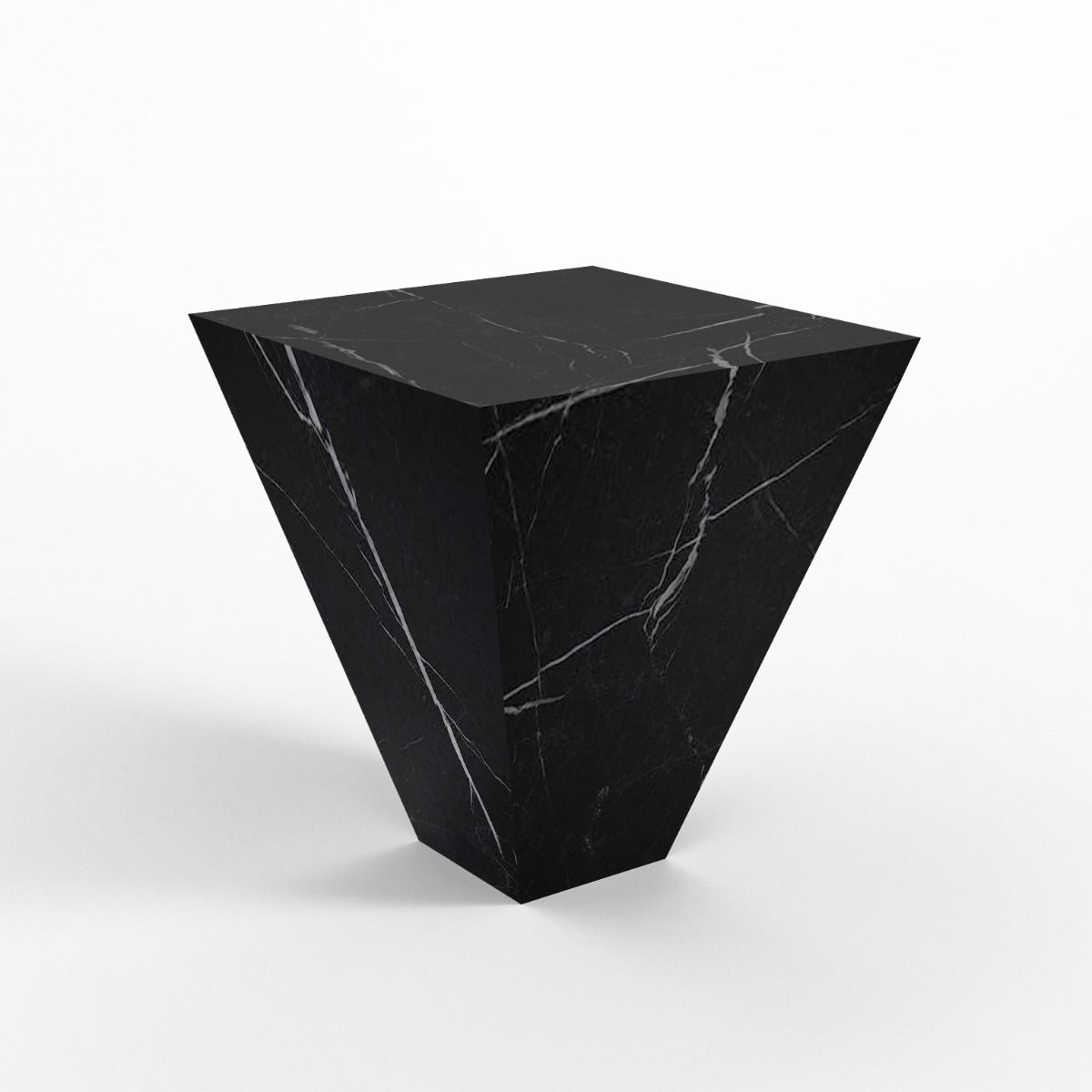 Black Sintered Stone End & Side Tables