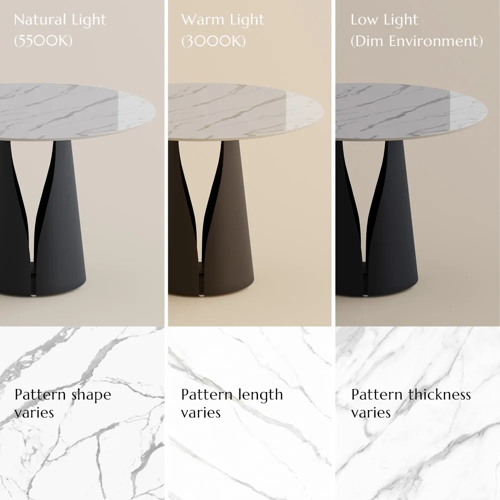 Living Room White Glossy Sintered Stone Small Bar & Bistro Tables