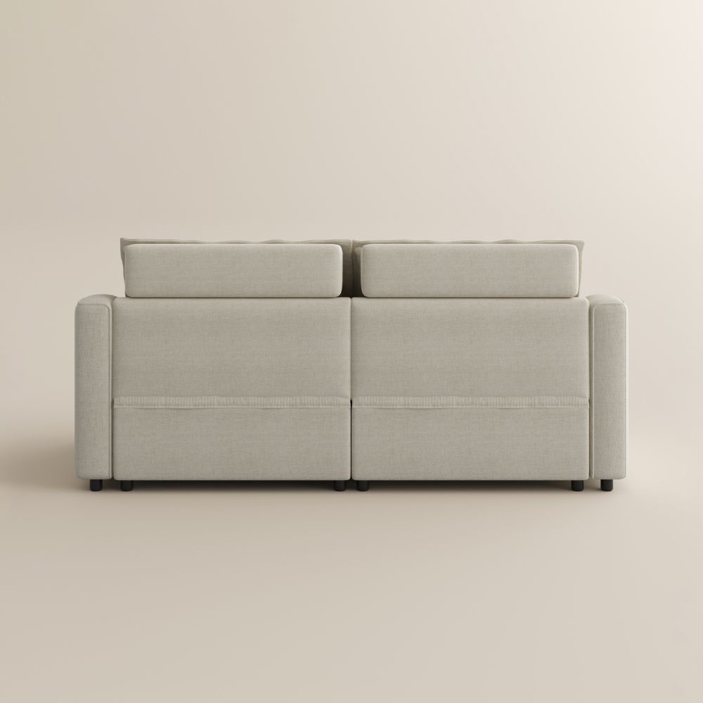 Fabric Beige Velvet Smart Furniture