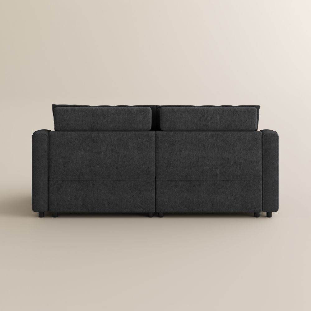 Deep Seat Gray Velvet Smart Furniture