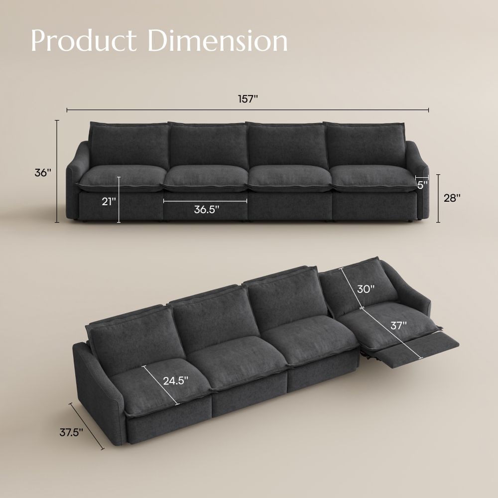 Luxury Gray Velvet Smart Furniture