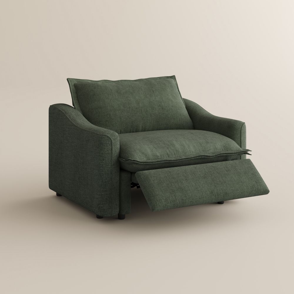 Single Seat Green Velvet Smart Furniture