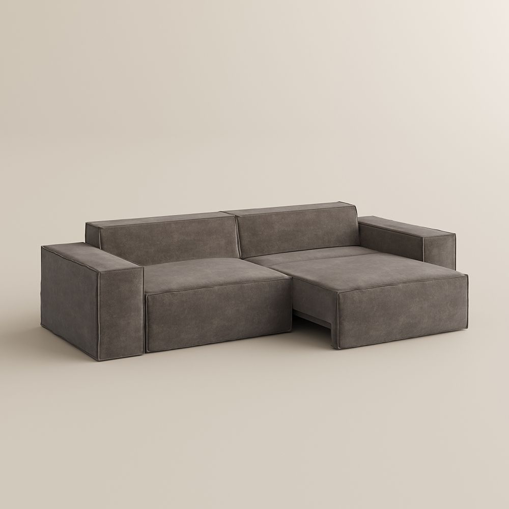 Electric Khaki Fabric Smart Furniture