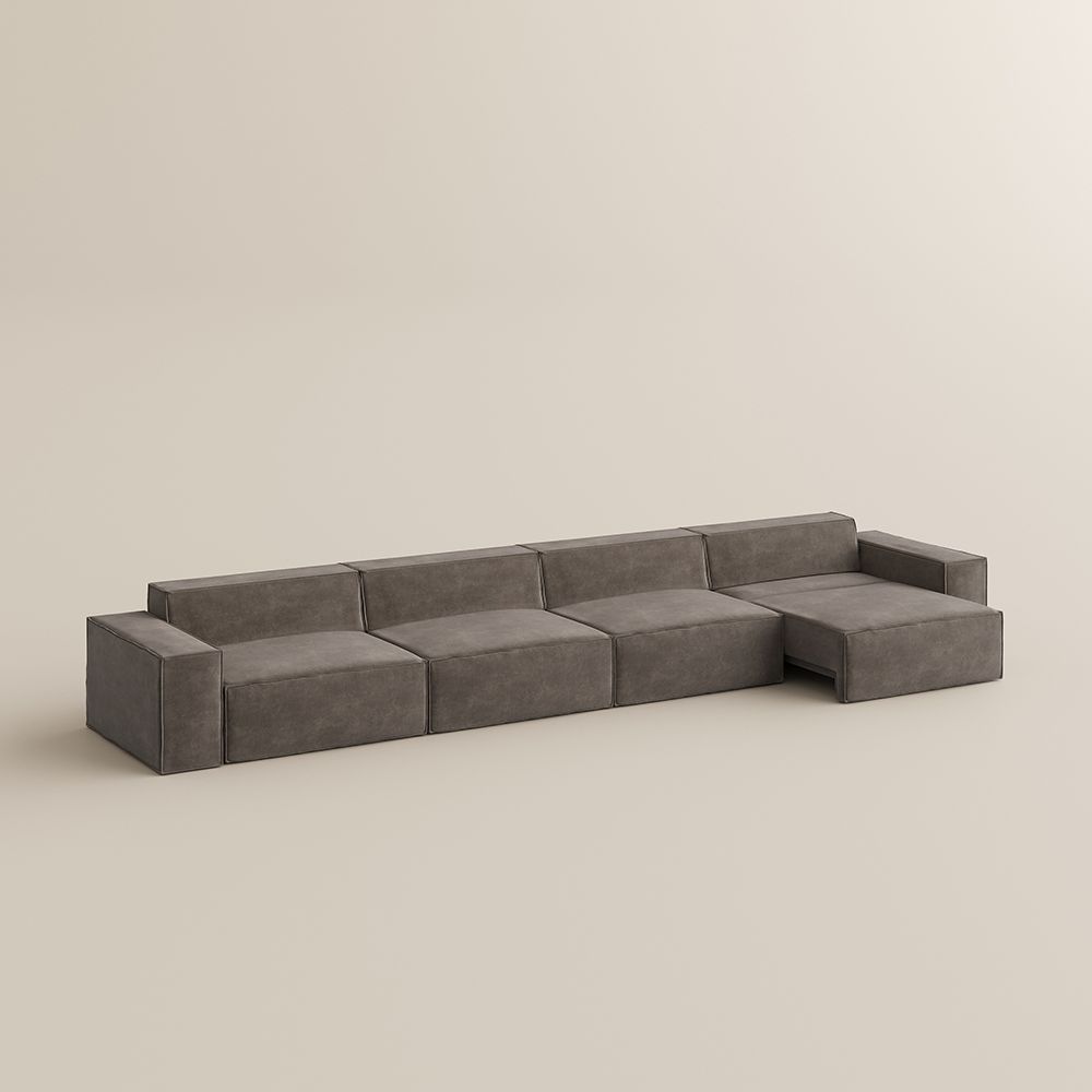 Sleeper Khaki Fabric Smart Furniture