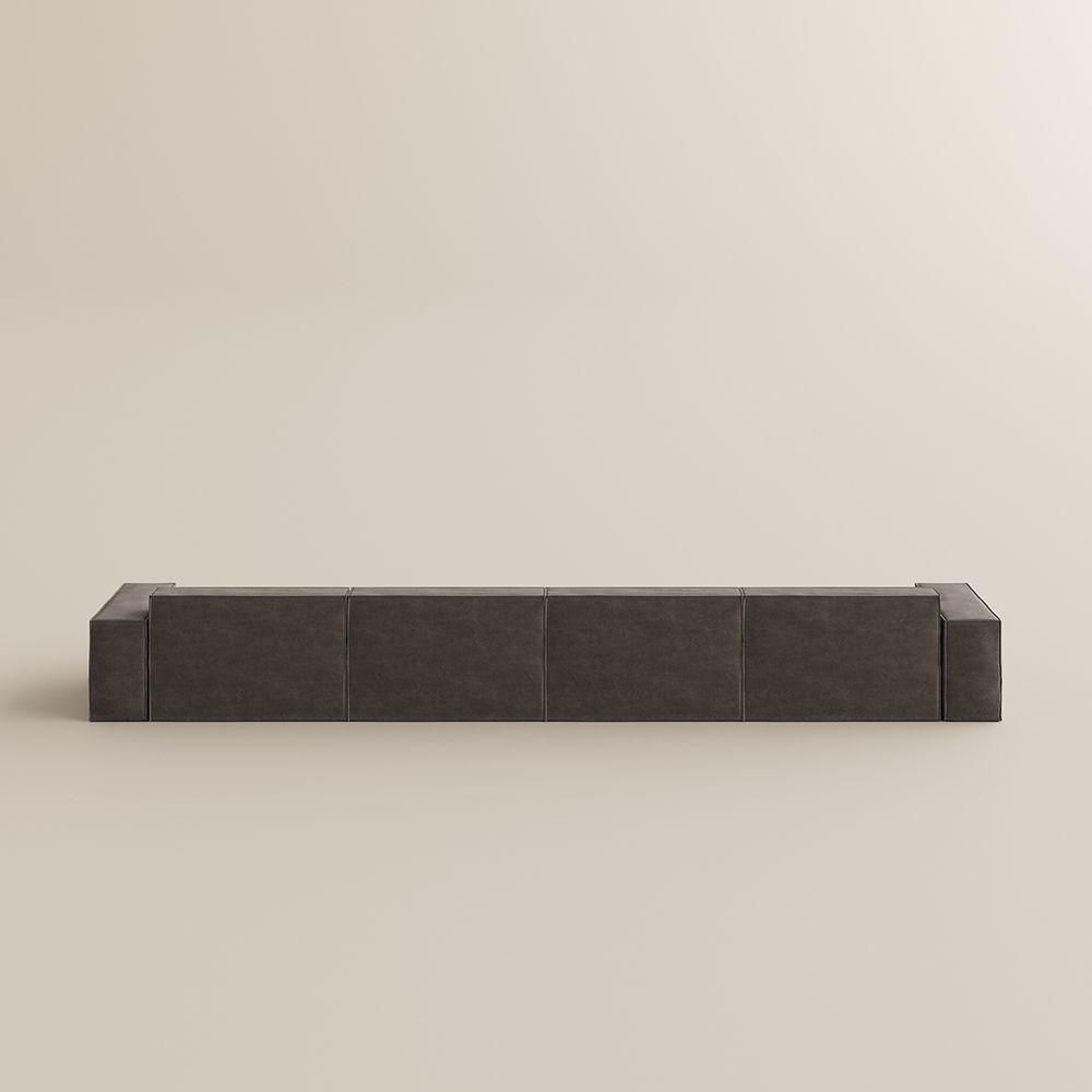 Electric Dark Gray Fabric Smart Furniture
