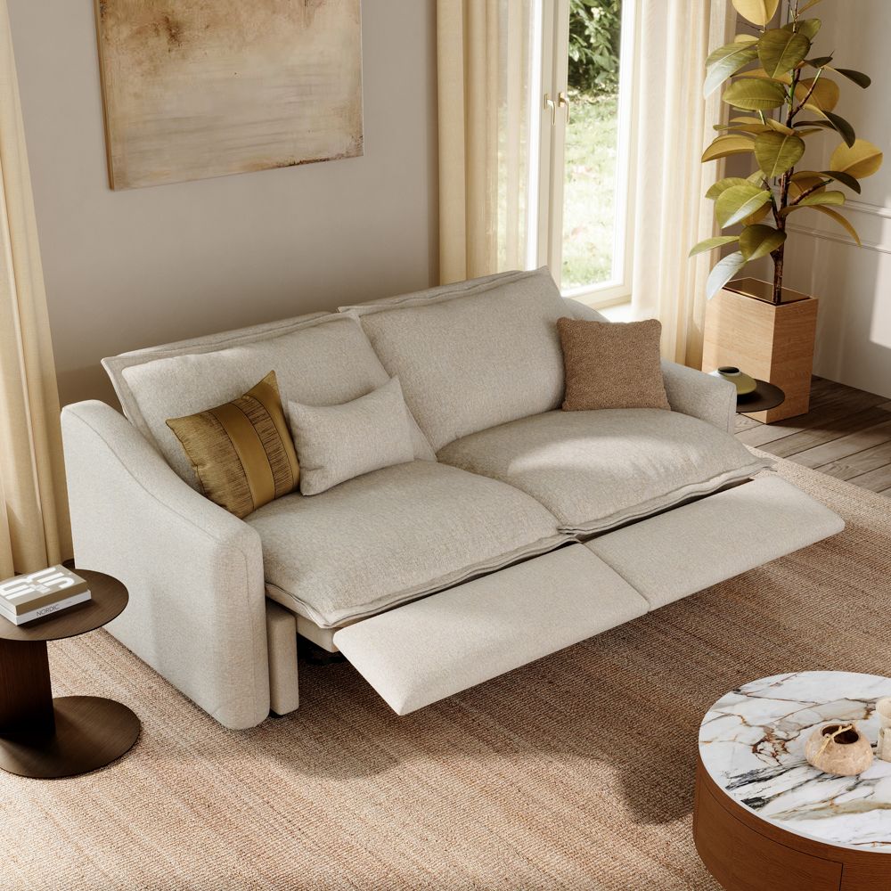 Casual Beige Linen Smart Furniture