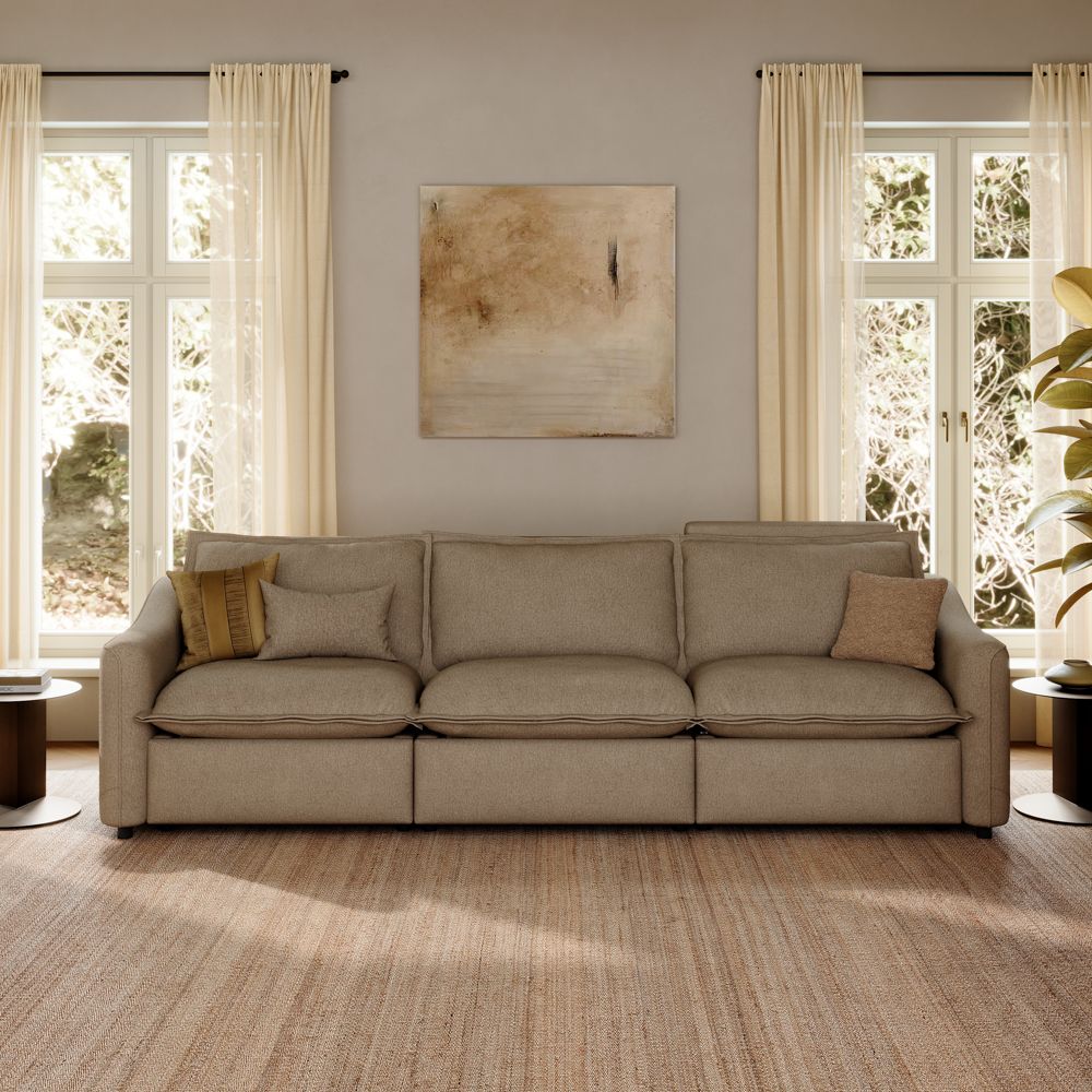 Soft Khaki Linen Smart Furniture