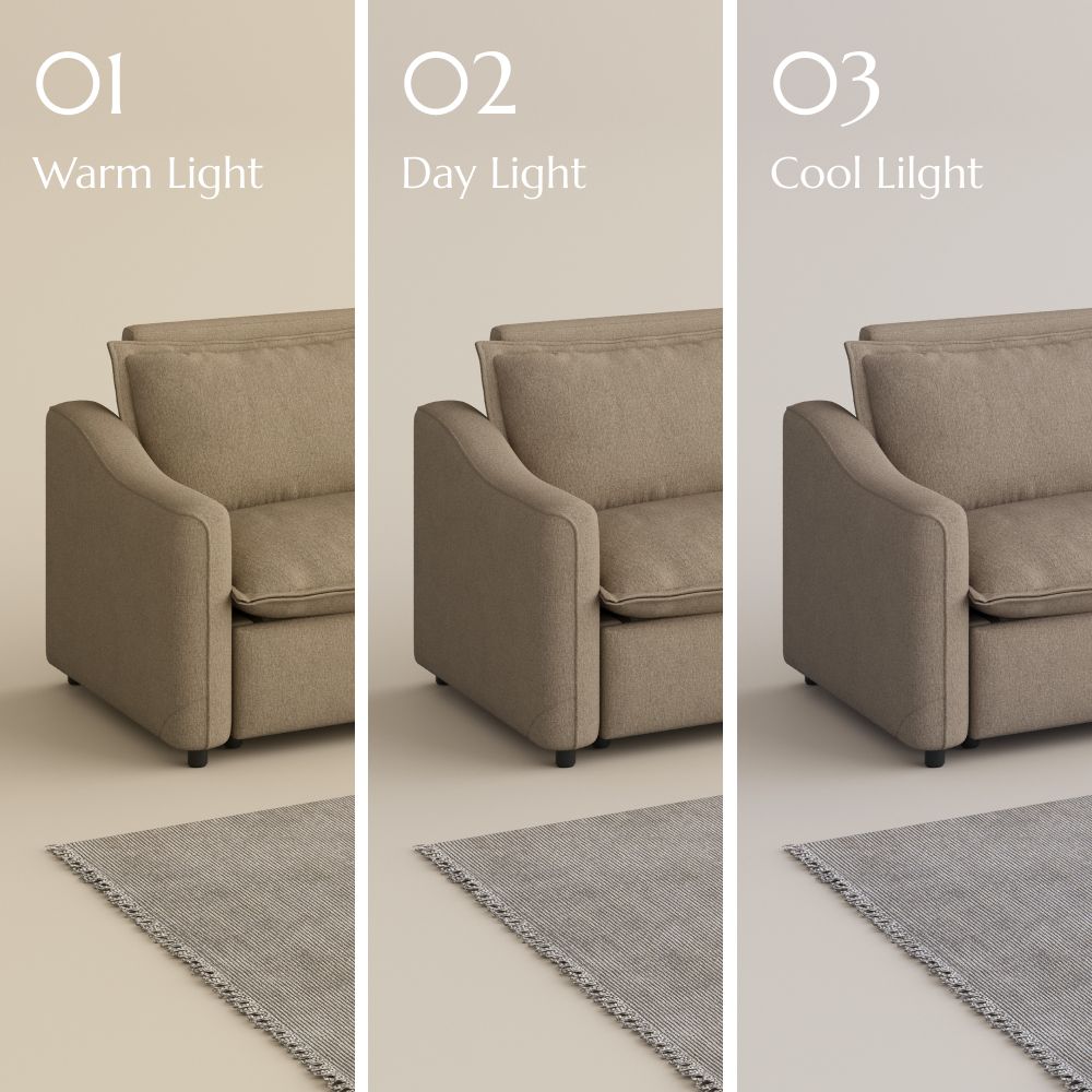 Recliner Khaki Linen Smart Furniture