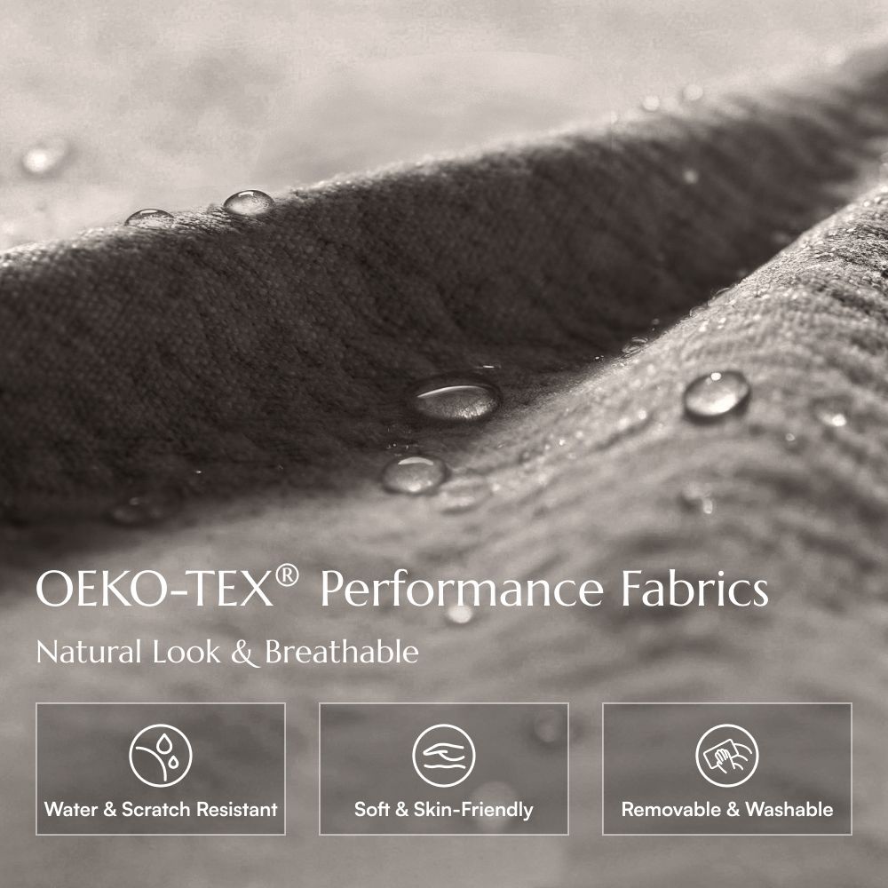 Modern Luxury Dark Gray Linen Smart Furniture