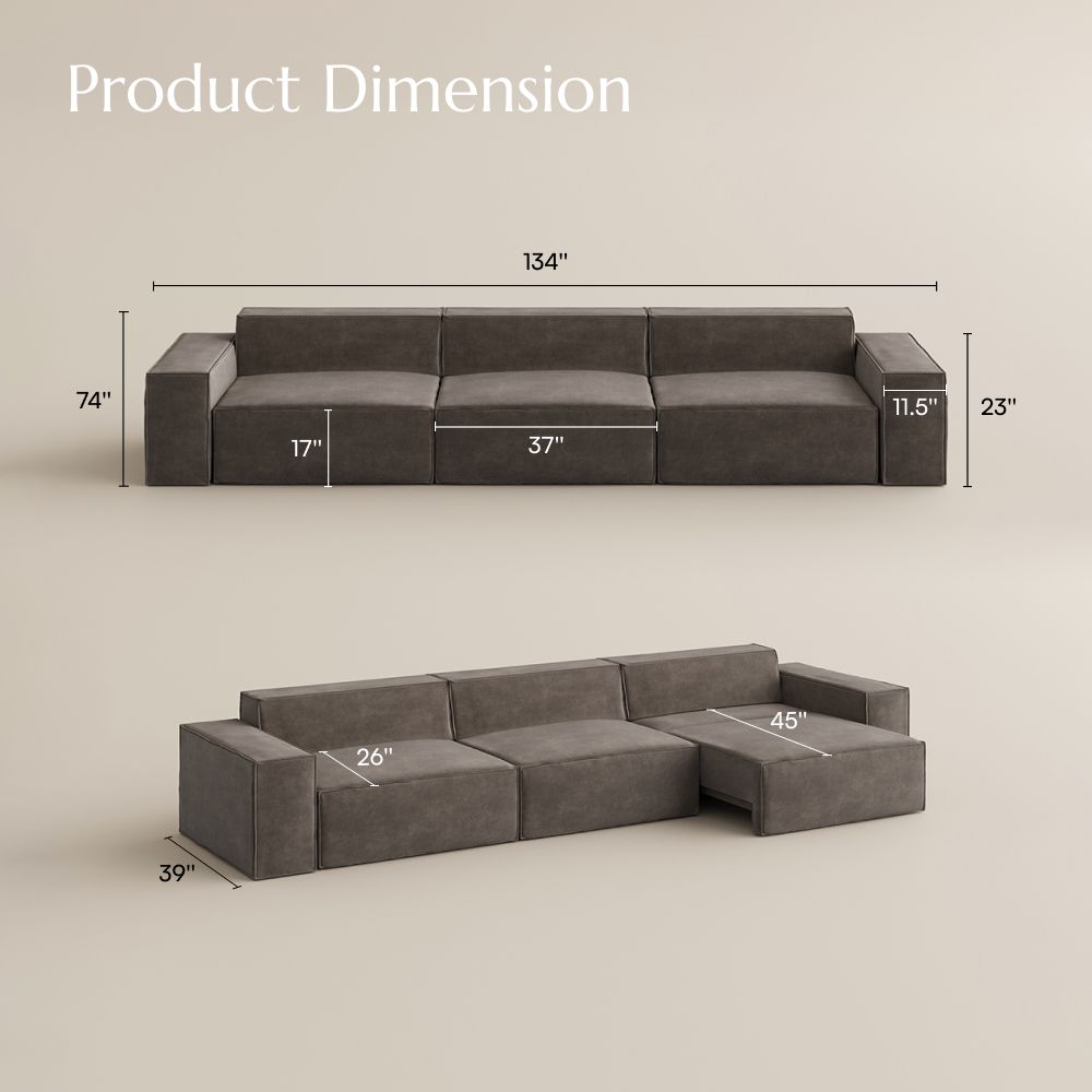 Electric Khaki Fabric Smart Furniture