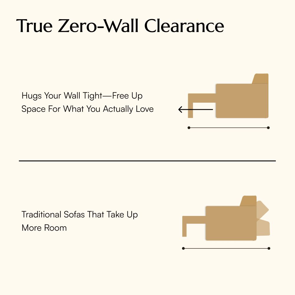 Extendable Beige Fabric Smart Furniture