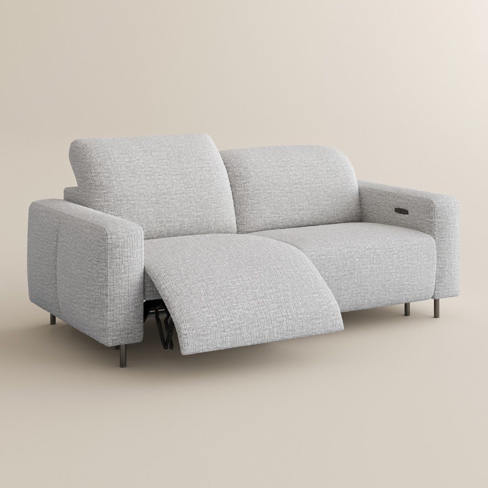 Modular Sofas Light Gray Chenille Fabric Smart Furniture
