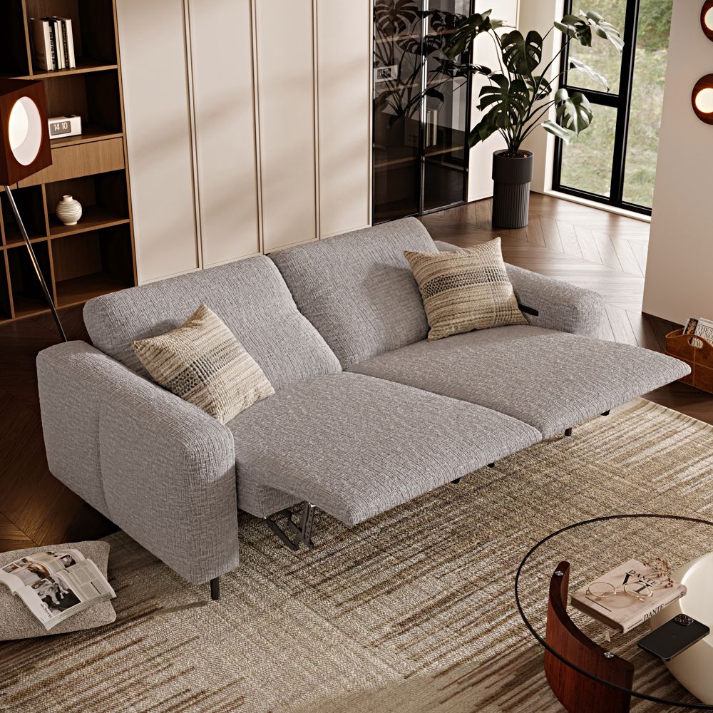 Office Light Gray Chenille Fabric Smart Furniture