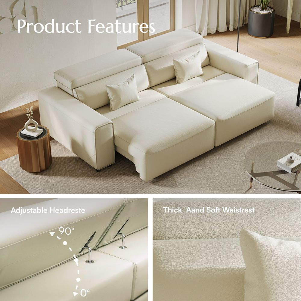 Eco Leather Khaki Eco-friendly Microfiber Leather Smart Furniture