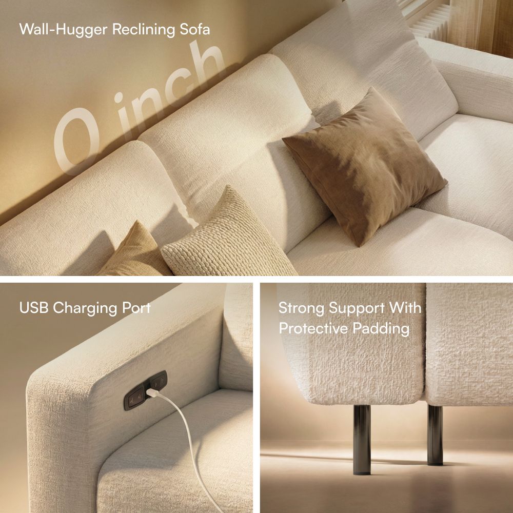 Relaxed Green Chenille Fabric Smart Furniture