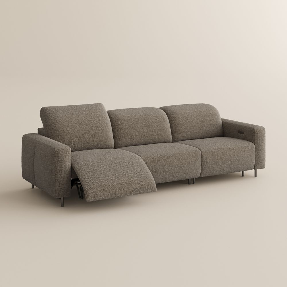 Sofas & Loveseats Khaki Chenille Fabric Smart Furniture
