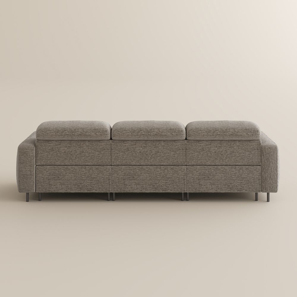 Soft Khaki Chenille Fabric Smart Furniture