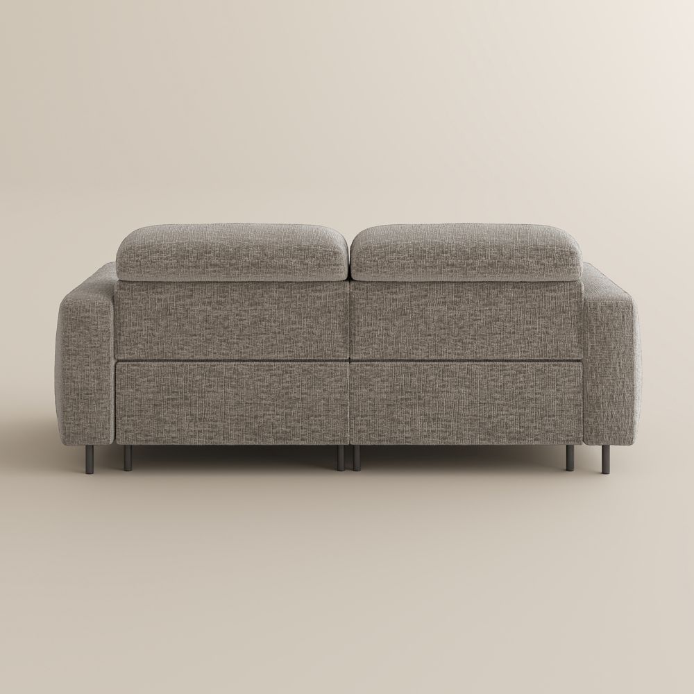 Oversized Khaki Chenille Fabric Smart Furniture