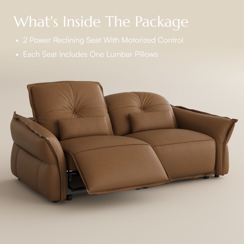 Brown Top Grain Leather Smart Furniture