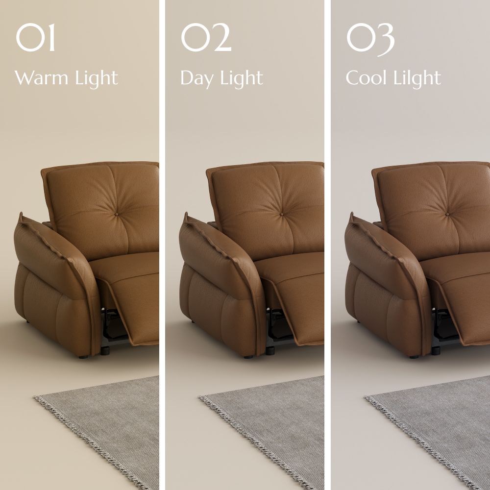 Brown Top Grain Leather Smart Furniture