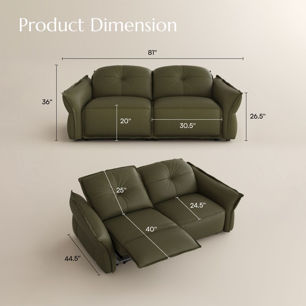 Sofas & Loveseats Green Top Grain Leather Smart Furniture