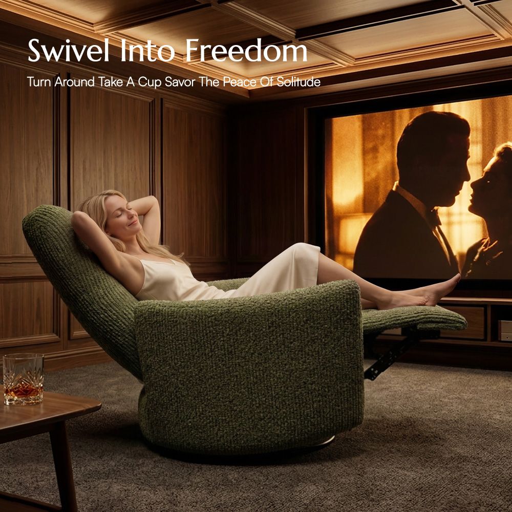 Apartment Green Chenille Smart Furniture