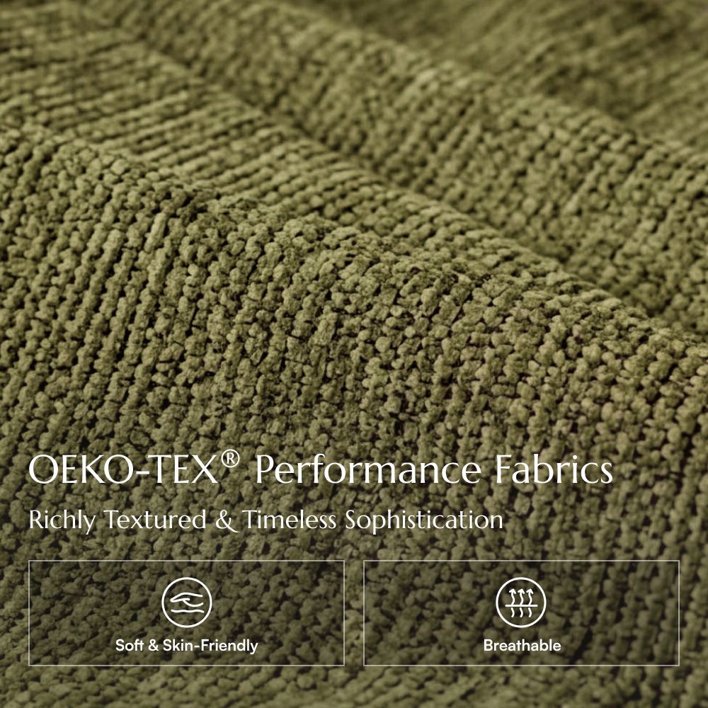 Soft Green Chenille Smart Furniture