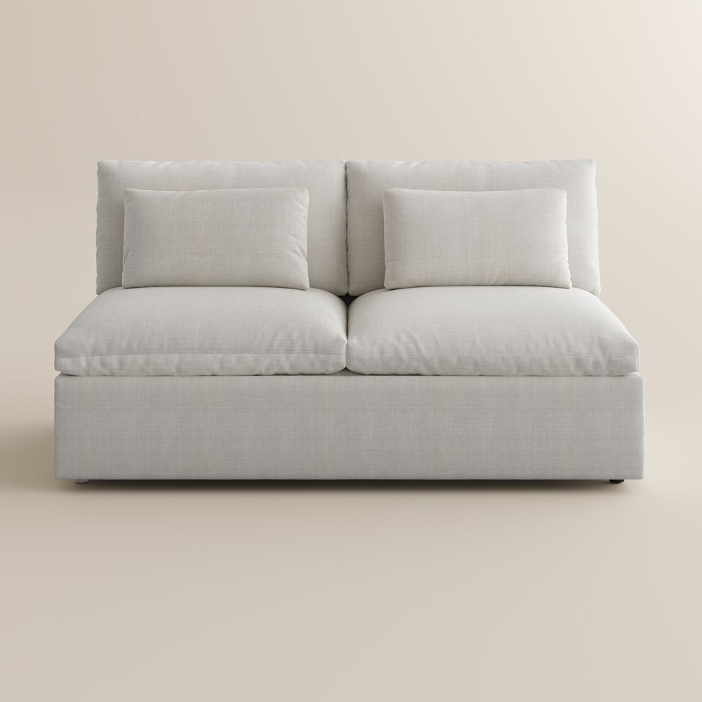 Sofa Beds Beige Cotton Linen Sofa Beds