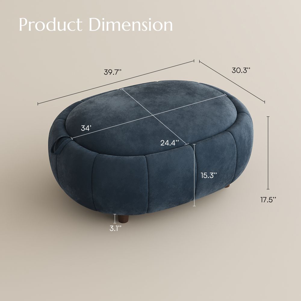 5-6 Seater Blue Velvet Sofa Set