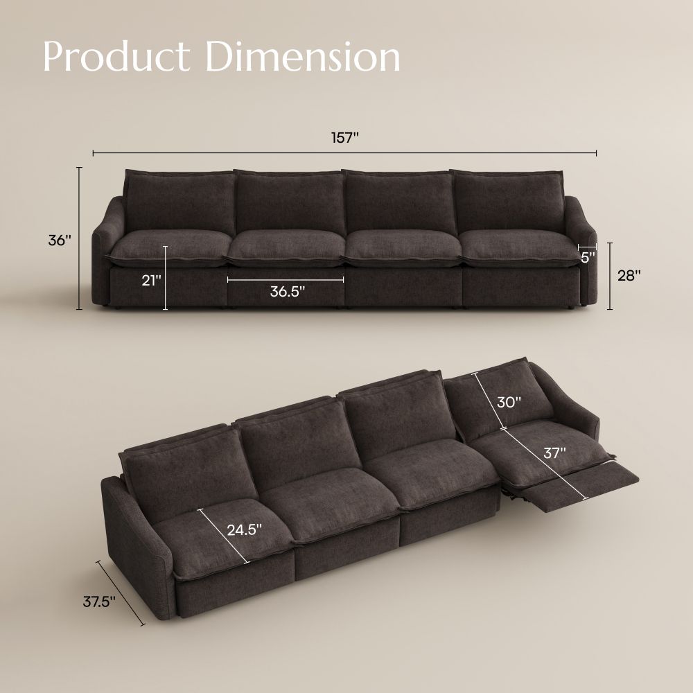 Ergopals Khaki Velvet Modular Sofas