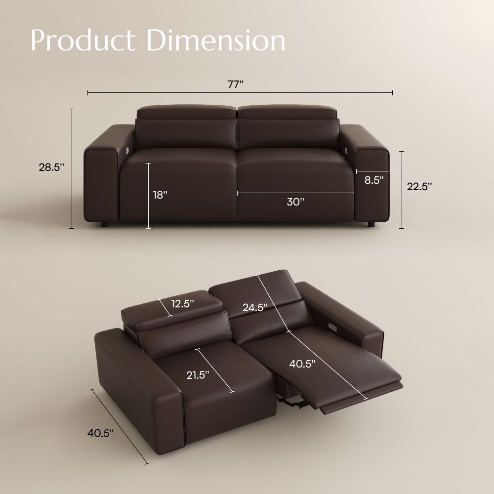 Modular Sofas Dark Coffee Eco-friendly Microfiber Leather Modular Sofas