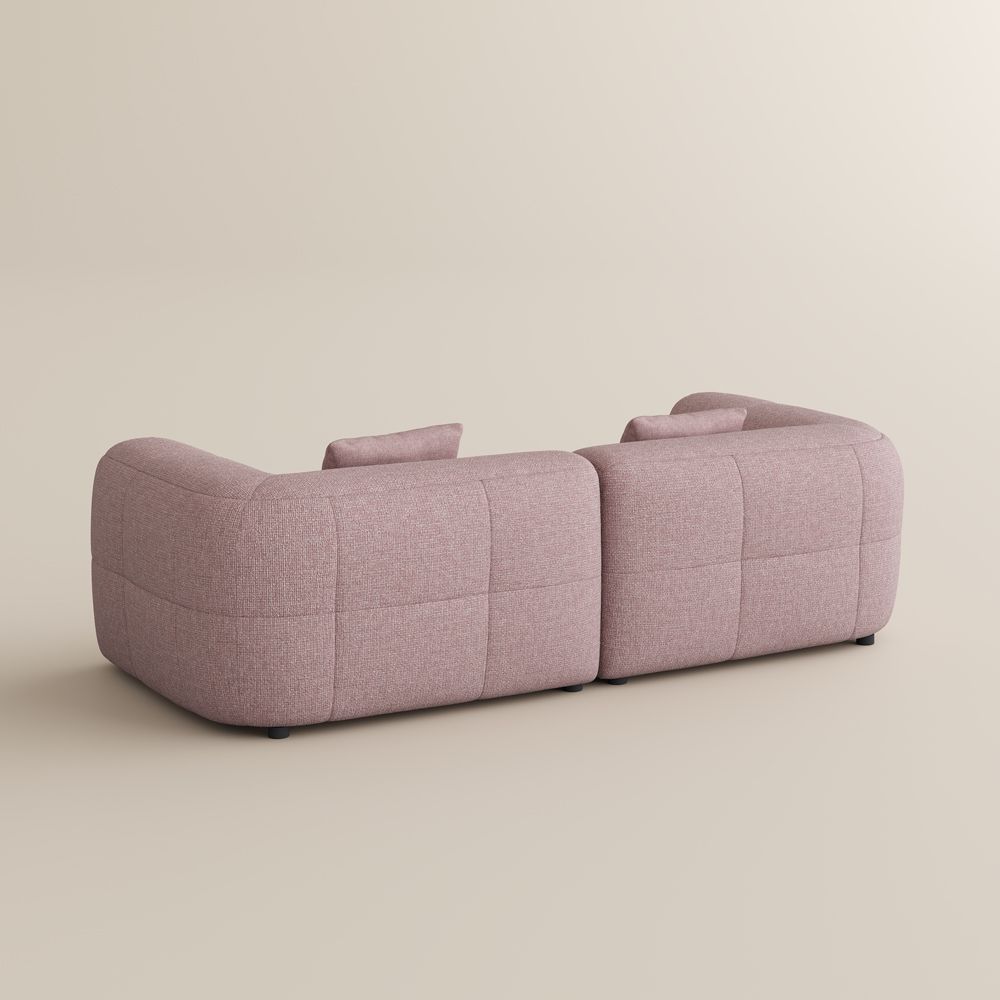 Home Theater Pink Chenille Sofas & Loveseats