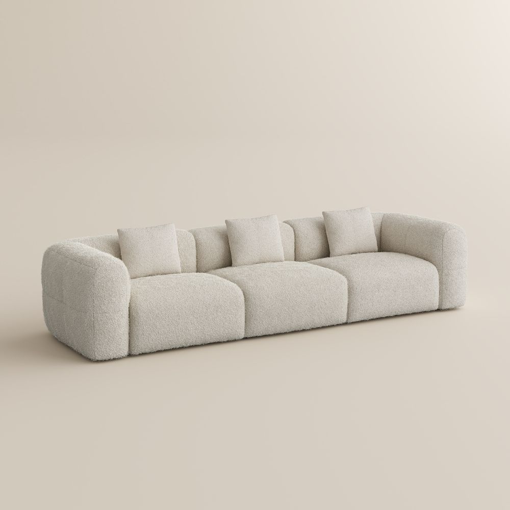 Beige teddy fleece Sofas & Loveseats