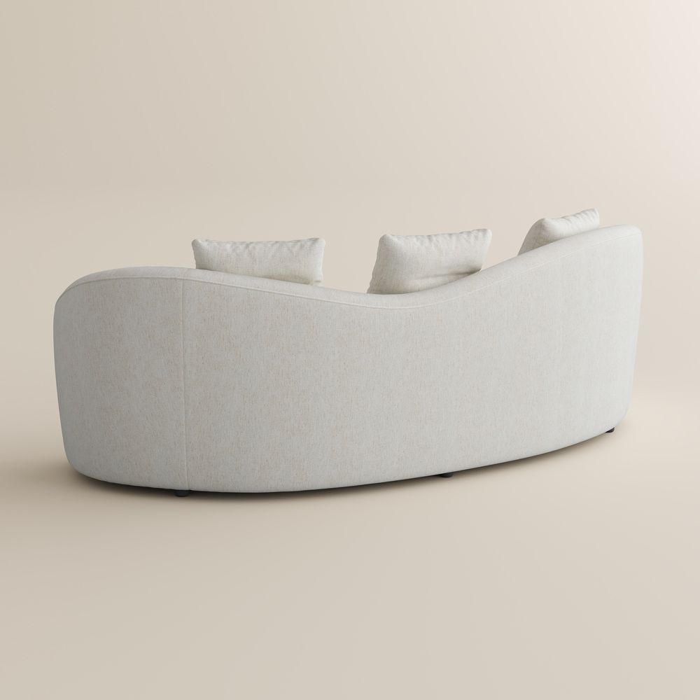 2 Seaters Beige Cotton and Linen Sofas & Loveseats