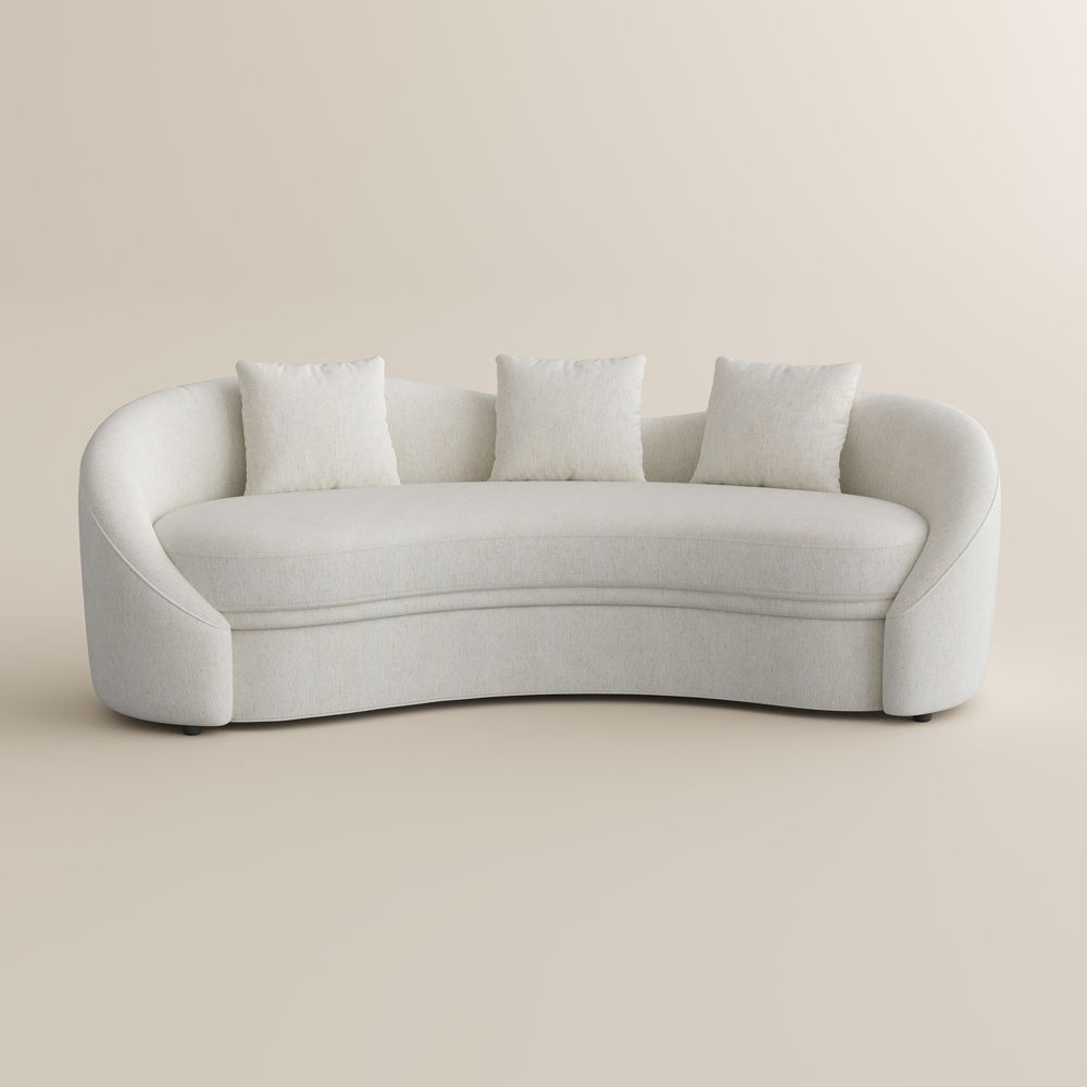 Modern Beige Cotton and Linen Sofas & Loveseats